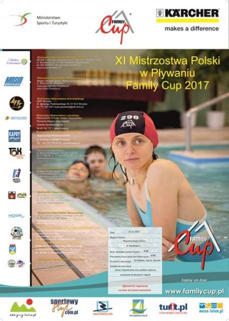 Mistrzostwa województwa w Pływaniu Family cup